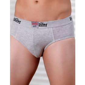 Şahinler ME063-GR Erkek Gri Likralı Slip Süprem Külot