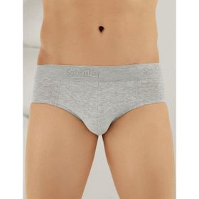 Şahinler ME063-GR Erkek Gri Likralı Slip Süprem Külot