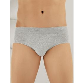 Şahinler ME063 Gri Erkek Likralı Süprem Slip Külot