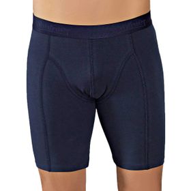 Şahinler ME114 Lacivert Likralı Uzun Erkek Boxer