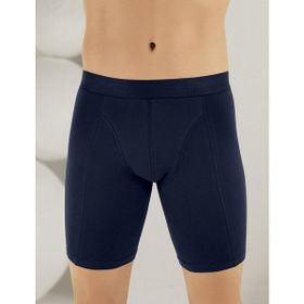 Şahinler ME114 Lacivert Likralı Uzun Erkek Boxer
