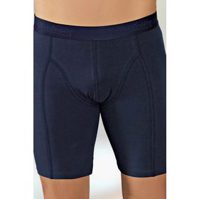 Şahinler ME114 Lacivert Likralı Uzun Erkek Boxer