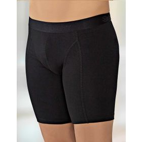 Şahinler ME114 Siyah Likralı Uzun Erkek Boxer