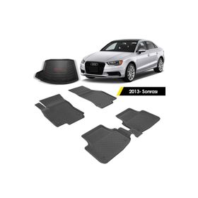 Sahler Audi A3 2013-2018 Siyah 4.5D Paspas