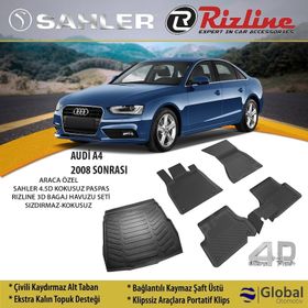 Sahler Audi A4 B8 Kauçuk 2008-2015 4.5D Paspas