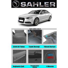 Sahler Audi A6 2011-2018 4.5D Havuzlu Paspas
