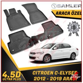 Sahler Citroen C-Elysee 2012-2018 Siyah 4.5D Paspas