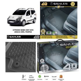 Sahler Citroen Nemo 2007-2019 4.5D Havuzlu Paspas