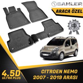 Sahler Citroen Nemo 2007-2019 4.5D Havuzlu Paspas