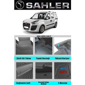 Sahler Fiat Doblo 2010-2018 Kauçuk 4.5 D Oto Paspas