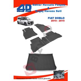 Sahler Fiat Doblo 2010-2019 4.5D Havuzlu Paspas