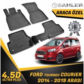 Sahler Ford Courier Koltuklu Van 2014 Siyah 4.5D Havuzlu Paspas