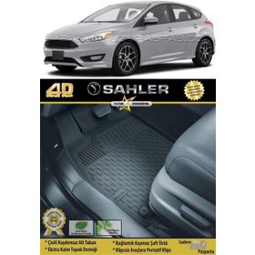 Sahler Ford Focus 4 HB 2015-2018 Siyah 4.5D Havuzlu Paspas