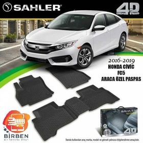 Sahler Honda Civic 2016 2019 4.5D Havuzlu Paspas