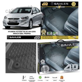 Sahler Hyundai Accent Blue 2011-2019 4.5D Havuzlu Paspas