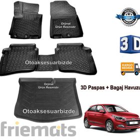 Sahler Hyundai İ20 2014 Siyah 4.5D Havuzlu Paspas