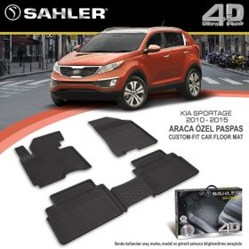 Sahler Kia Sportage 2010-2015 4.5D Havuzlu Paspas