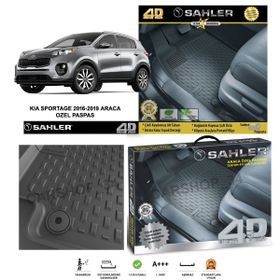 Sahler Kia Sportage 2016-2019 4.5D Havuzlu Paspas