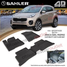 Sahler Kia Sportage 2016-2019 4.5D Havuzlu Paspas