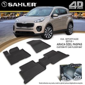 Sahler Kia Sportage 2016 İçin Özel 4.5D Havuzlu Paspas