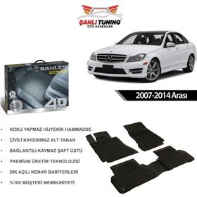 Sahler Mercedes W204 C Serisi 2007-2014 4.5D Havuzlu Paspas