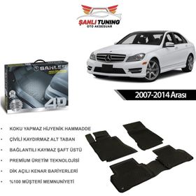 Sahler Mercedes W204 C Serisi 2007-2014 4.5D Havuzlu Paspas
