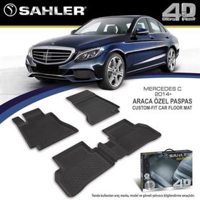 Sahler Mercedes W205 C Serisi 2014-2019 4.5D Havuzlu Paspas