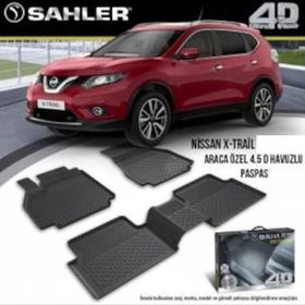 Sahler Nissan X Trai 2014 2020 Arası 4.5D Tam Uyum Havuzlu Paspas