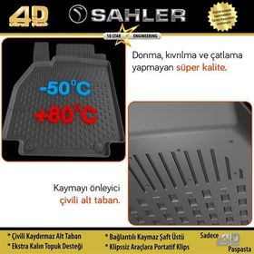 Sahler Opel Astra G 1998-2004 4.5D Havuzlu Paspas