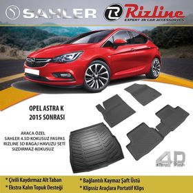 Sahler Opel Astra K 2015 Sonrası 4.5D Havuzlu Paspas