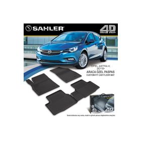 Sahler Opel Astra K Mat Siyah Universal 3D Havuzlu Paspas