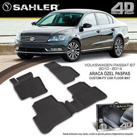 Sahler Passat B7 2010-2014 4.5D Havuzlu Paspas