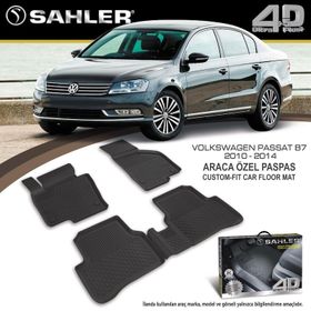 Sahler Passat B7 2010-2014 4.5D Havuzlu Paspas