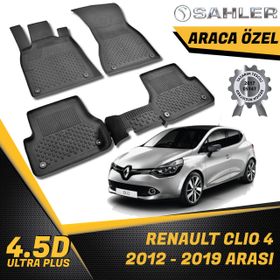 Sahler Renault Clio 4 2012-2019 4.5D Havuzlu Paspas