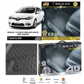 Sahler Renault Fluence 2009-2016 4.5D Havuzlu Paspas