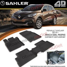 Sahler Renault Kadjar 2015-2019 4.5D Havuzlu Paspas