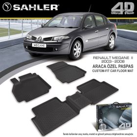 Sahler Renault Megane 2 2003-2008 4D Havuzlu Paspas