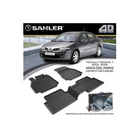 Sahler Renault Megane 2 2003-2008 4D Havuzlu Paspas