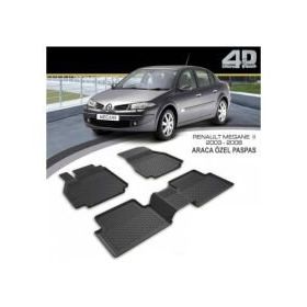 Sahler Renault Megane 2 2003-2008 4D Havuzlu Paspas