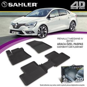 Sahler Renault Megane 4 2016 Sonrası 4.5D Havuzlu Paspas