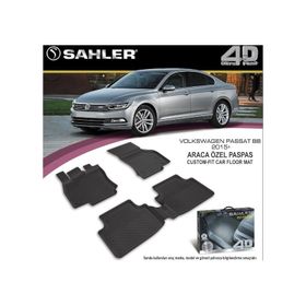 Sahler SAH152 Hk 4D Paspas Havuzlu Vw Passat Cc (2008-2015) 5 Parça Siyah Kutu Orijinal Paspas