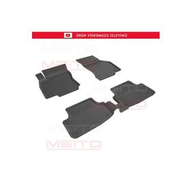 Sahler Siyah-Bej Mercedes C Serisi W205 2014-2019 4.5D Paspas