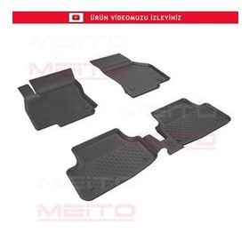 Sahler Siyah-Bej Mercedes C Serisi W205 2014-2019 4.5D Paspas