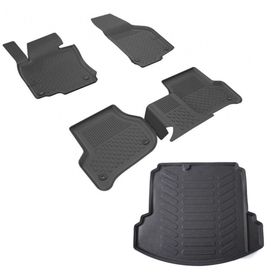 Sahler Siyah Volkswagen Jetta 2005-2010 4.5D Havuzlu Paspas