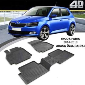Sahler Skoda Fabia 2014-2018 4D Havuzlu Paspas