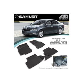 Sahler Skoda Octavia 2013 Sonrası 4.5D Havuzlu Paspas