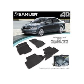 Sahler Skoda Octavia 2013 Sonrası Kauçuk 4.5 D Oto Paspas