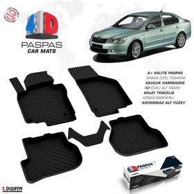 Sahler Skoda Octavia A5 2005-2012 4D Havuzlu Paspas