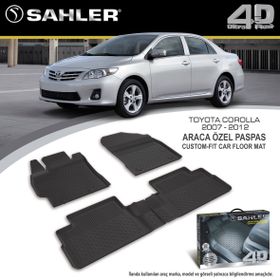 Sahler Toyota Corolla 2007-2012 4.5D Havuzlu Paspas