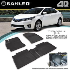 Sahler Toyota Corolla 2013-2018 4.5D Havuzlu Paspas